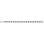 Pulseira riviera safira – Ouro Amarelo 14k