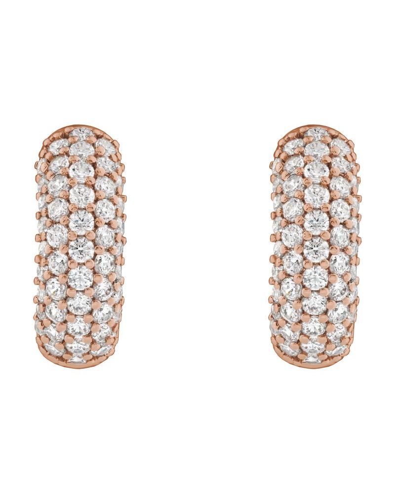 Brinco de Aro Cravejado em Ouro 14k com Diamantes de Laboratório – Modelo 11