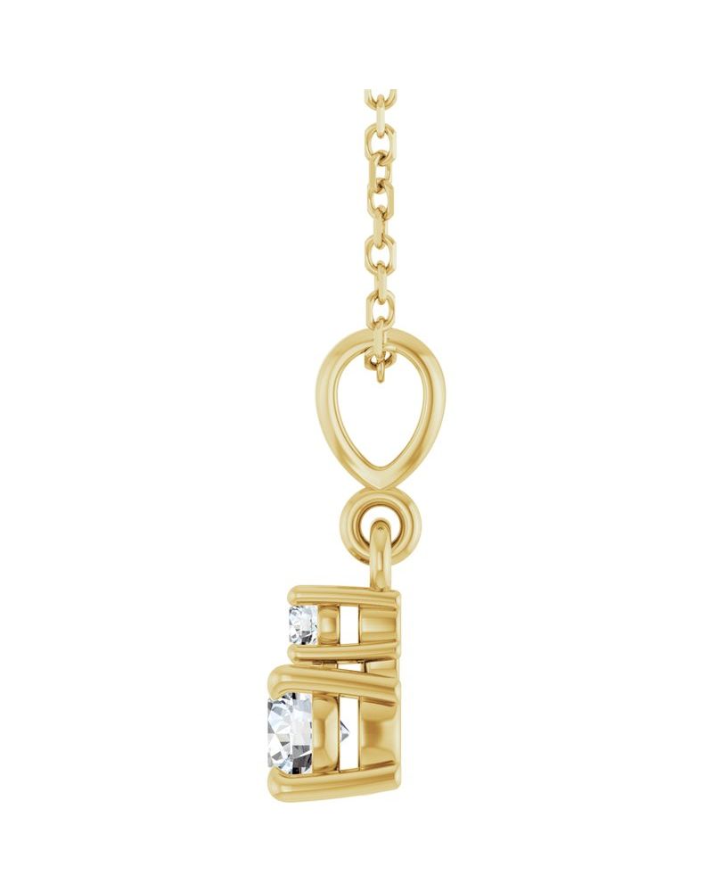 Colar Cravejado em Ouro 14k com Diamantes de Laboratório
