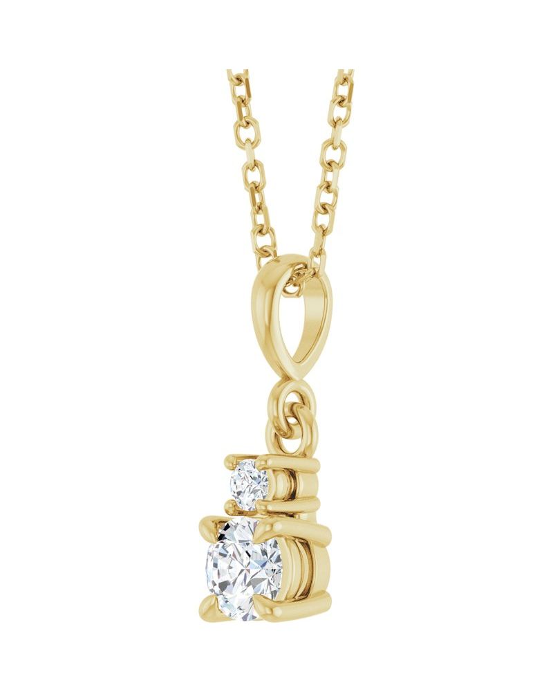 Colar Cravejado em Ouro 14k com Diamantes de Laboratório
