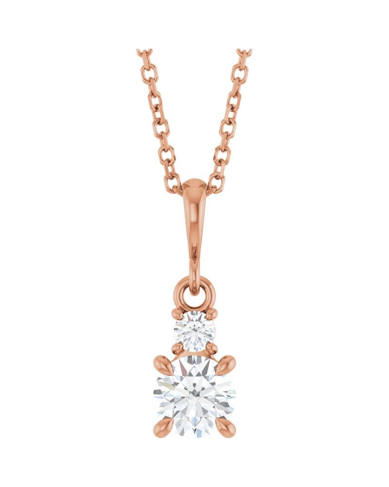 Colar Cravejado em Ouro 14k com Diamantes de Laboratório