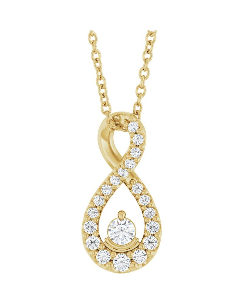 Colar Cravejado em Ouro 14k com Diamantes de Laboratório – Modelo 4