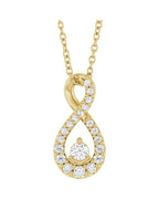 Colar Cravejado em Ouro 14k com Diamantes de Laboratório – Modelo 4