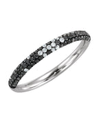 Anel Pavê em Ouro 14k com Diamantes Naturais