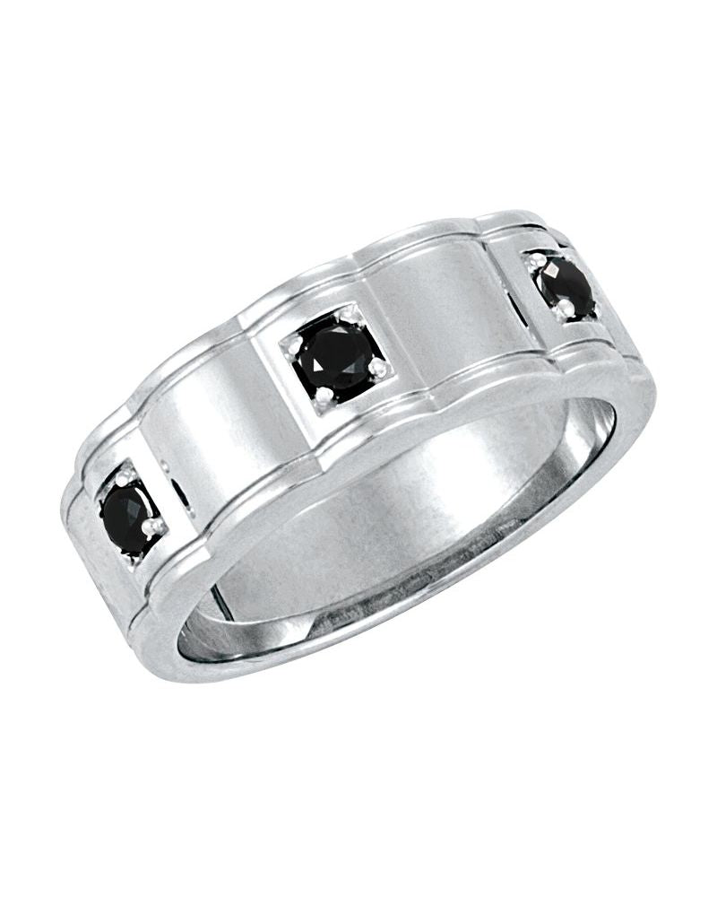Anel Três Pedras em Ouro 14k com Diamantes Naturais – Modelo 9