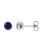 Brinco Ponto de Luz Leve com Cravação Bezel em Ouro 14k com Diamantes Naturais