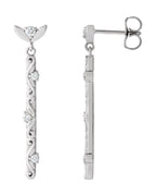 Brinco Vintage em Ouro 14k com Diamantes Naturais – Modelo 3