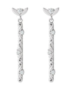 Brinco Vintage em Ouro 14k com Diamantes Naturais – Modelo 3