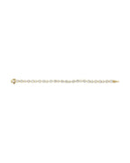 Pulseira Formatos Mistos Riviera em Ouro 14k com Diamantes de Laboratório