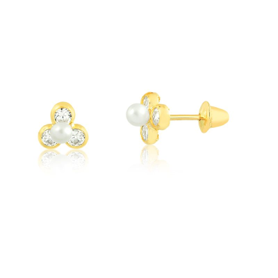 Brinco Petit 3RD 225MM/PER 200MM — Ouro 10K