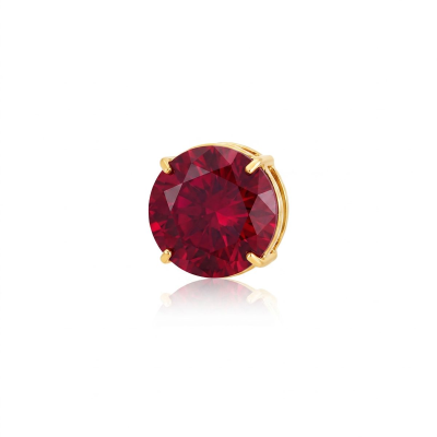 Pingente Holofote Pdl Rd 10MM Garra — Ouro 10K
