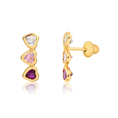Brinco 3 Cr 33MM — Ouro 10K