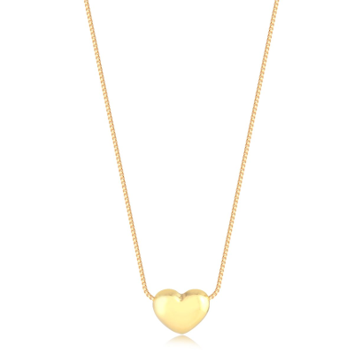Gargantilha Coracao Abd 8MM — Ouro 10K