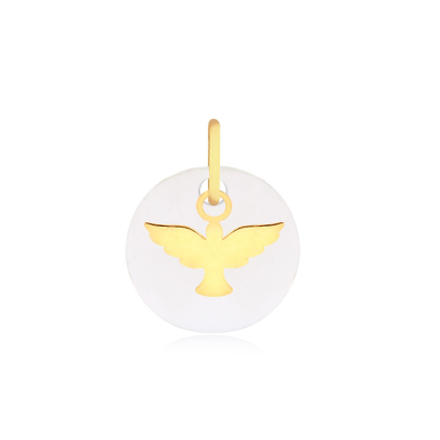 Pingente Esp Santo P Med Mp 12MM — Ouro 10K