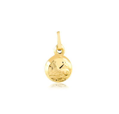 Pingente Agnus Dai Pequeno — Ouro 10K
