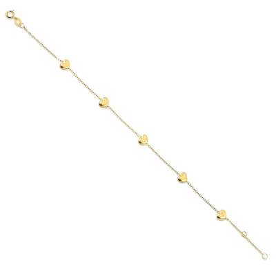 Pulseira 5CR Md Abd CH020/ELO Clássico Adulto — Ouro 10K