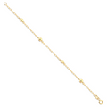 Pulseira 4 Bolas 2.5MM — Ouro 10K