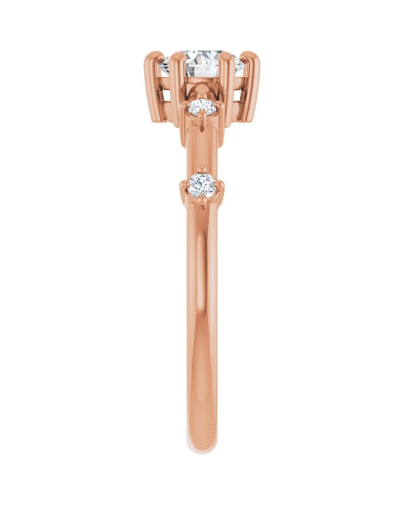 Anel Cravejado em Ouro 14k com Diamantes Naturais – Modelo 13