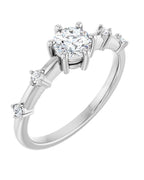 Anel Cravejado em Ouro 14k com Diamantes Naturais – Modelo 13