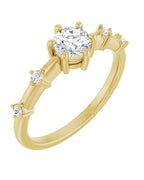 Anel Cravejado em Ouro 14k com Diamantes Naturais – Modelo 13