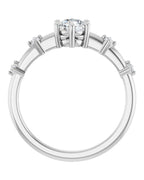 Anel Cravejado em Ouro 14k com Diamantes Naturais – Modelo 13