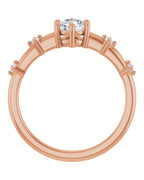 Anel Cravejado em Ouro 14k com Diamantes Naturais – Modelo 13