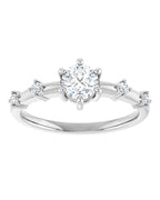 Anel Cravejado em Ouro 14k com Diamantes Naturais – Modelo 13