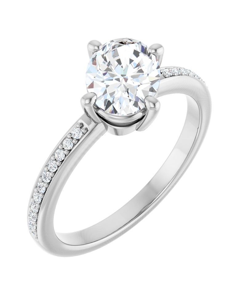 Anel Cravejado Empilhável em Ouro 14k com Diamantes Naturais – Modelo 11