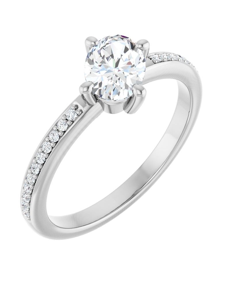 Anel Cravejado Empilhável em Ouro 14k com Diamantes Naturais – Modelo 11