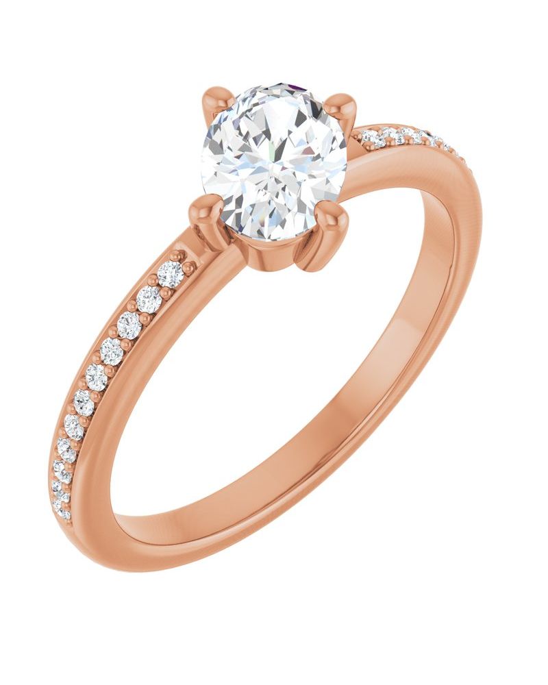 Anel Cravejado Empilhável em Ouro 14k com Diamantes Naturais – Modelo 11