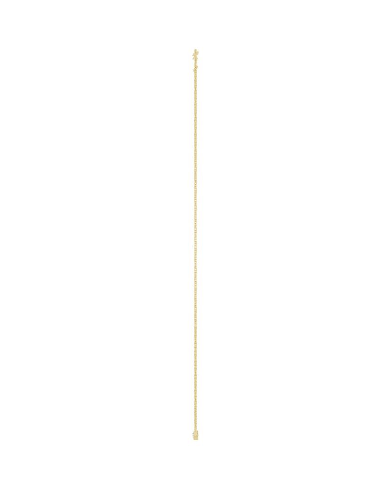 Colar Estações com Cravação Bezel em Ouro 14k com Diamantes de Laboratório