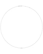 Colar Estações com Cravação Bezel em Ouro 14k com Diamantes de Laboratório