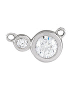 Colar Cravejado com Cravação Bezel em Ouro 14k com Diamantes de Laboratório
