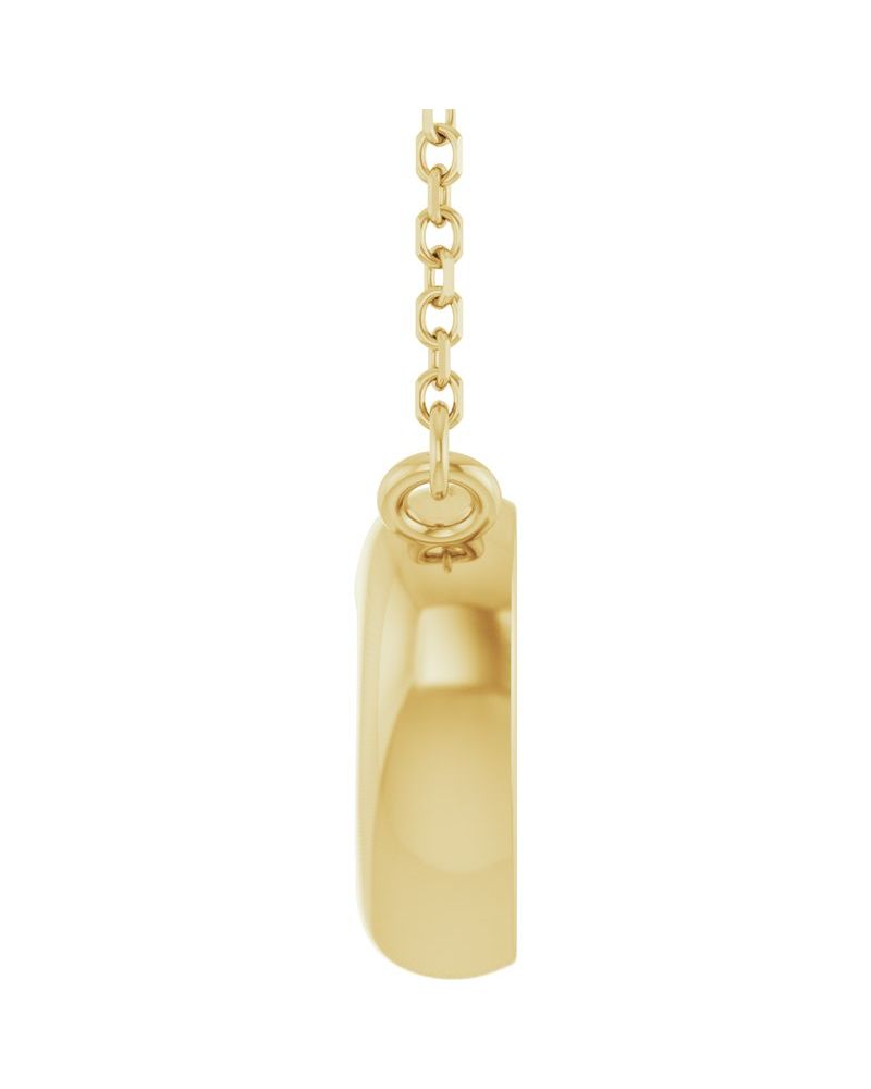 Colar Coração Cravejado em Ouro 14k com Diamantes de Laboratório