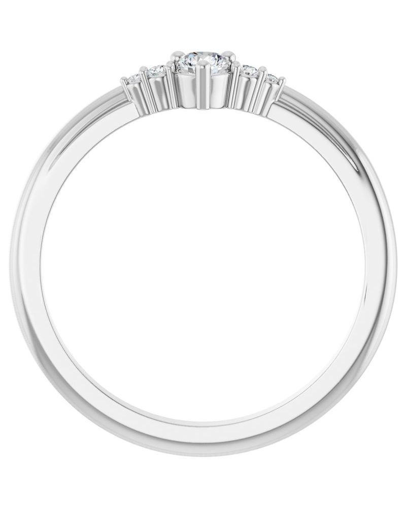 Anel Pedra do Mês Cravejado em Ouro 14k com Diamantes de Laboratório