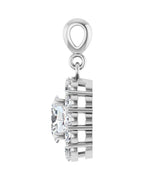 Pingente Halo em Ouro 14k com Diamantes de Laboratório – Modelo 5