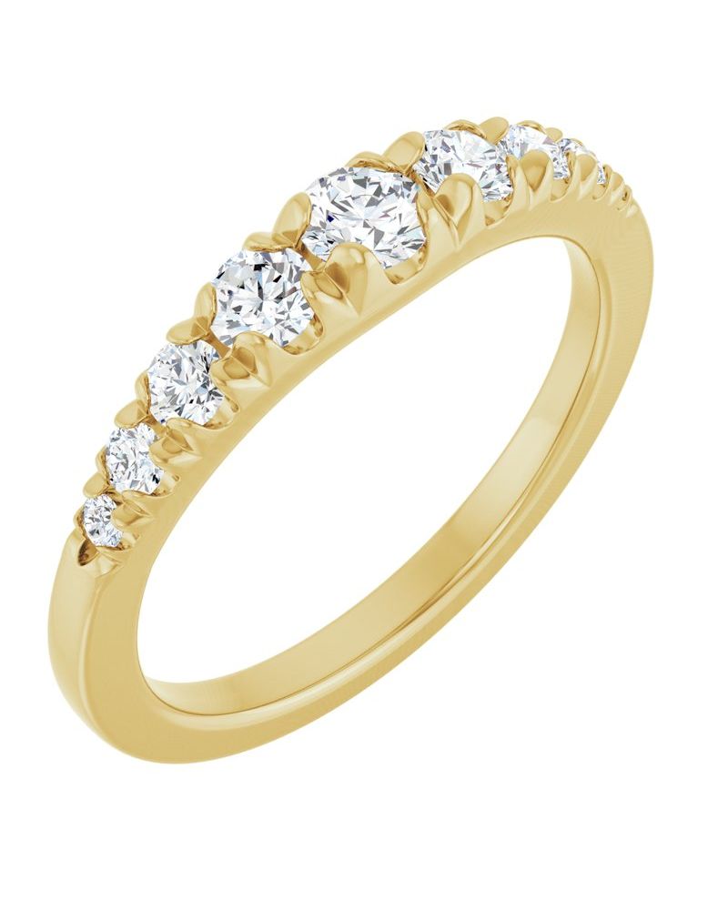 Anel Cravejado em Ouro 14k com Diamantes Naturais
