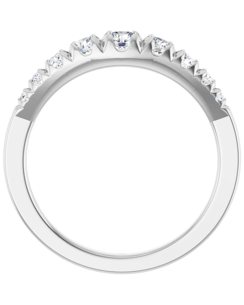 Anel Cravejado em Ouro 14k com Diamantes Naturais