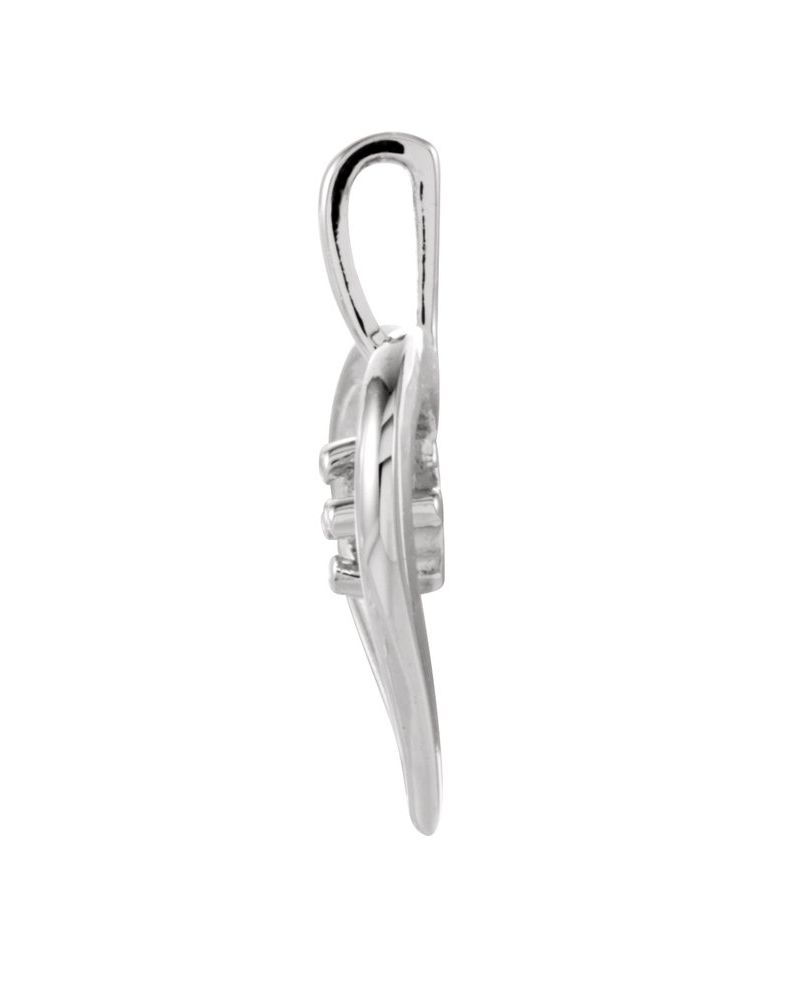 Pingente Coração em Ouro 14k com Diamantes Naturais – Modelo 9