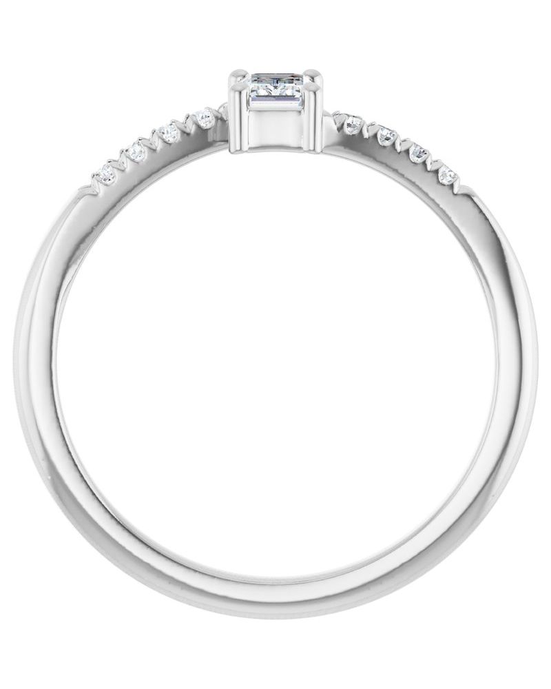 Anel Bypass Cravejado em Ouro 14k com Diamantes Naturais – Modelo 3