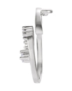 Pingente Trajetória Espiral em Ouro 14k com Diamantes Naturais – Modelo 2