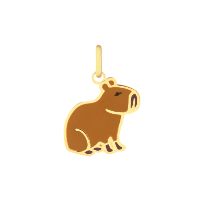 Pingente Capivara Lado Resina