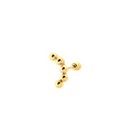 Piercing Rosca Meia Lua Bolinha 250MM