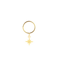 Piercing Argola Estrela 8 Pontas