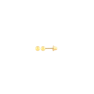 Brinco Bola 2.5MM — Ouro 10K
