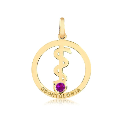 Medalha ODONTOLOGIA-VZD/RD-300-GR