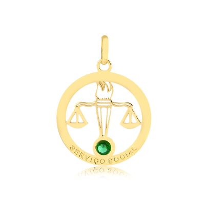 Medalha Servico Social VZD/RD 300 Vd