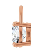 Pingente Solitário em Ouro 14k com Diamantes de Laboratório – Modelo 7