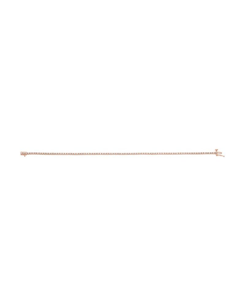Pulseira Riviera em Ouro 14k com Diamantes Naturais – Modelo 20