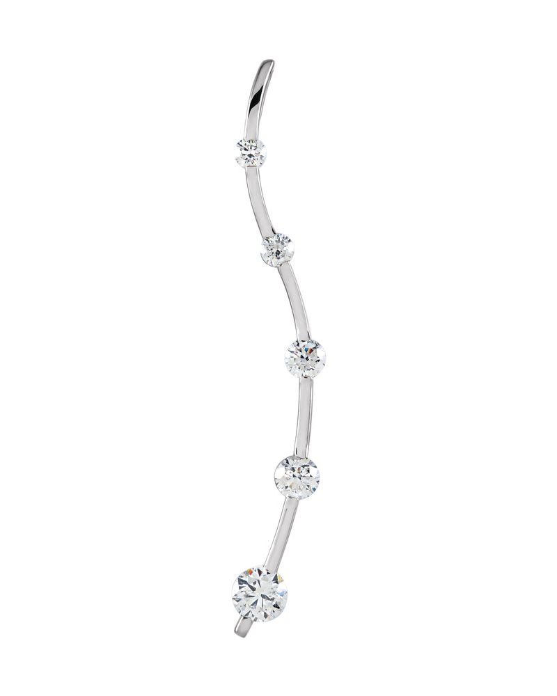 Pingente Trajetória Degradê em Ouro 14k com Diamantes Naturais – Modelo 2